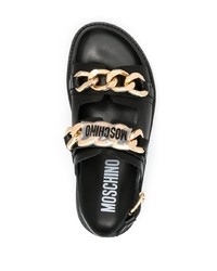 Moschino Chain Detail Open Toe Sandals