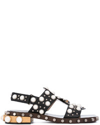 Gucci Pearl Embellished Sandals