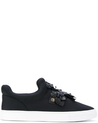 Tory Burch Embellished Slip On Sneakers
