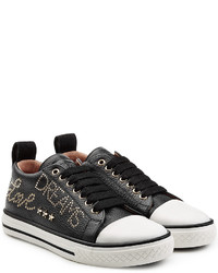 RED Valentino Red Valentino Embellished Leather Sneakers