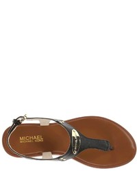 MICHAEL Michael Kors Michl Michl Kors Mk Plate Thong Sandals