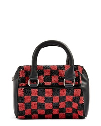 Topshop Checkerboard Mini Bowler Bag