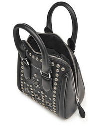 Alexander McQueen Heroine Mini Embellished Leather Tote