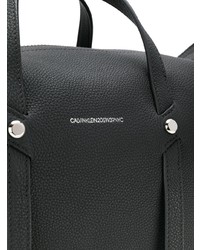 Calvin Klein 205W39nyc Silver Plaque Shoulder Bag
