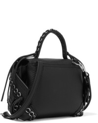 Tod's Wave Micro Embellished Leather Tote Black