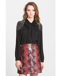 Sister Jane Faux Pearl Embellished Blouse