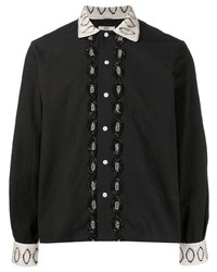 Bode Bead Embellished Button Up Shirt