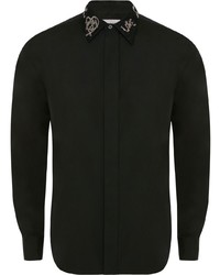 Alexander McQueen Embellished Collar Long Sleeved Shirt