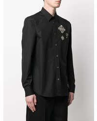 Alexander McQueen Multi Patch Cotton Shirt