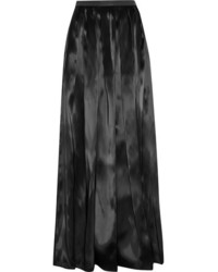 Brunello Cucinelli Embellished Organza Maxi Skirt Black