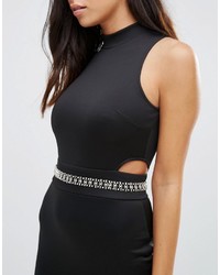 AX Paris Midi Dress With Embellished Waist