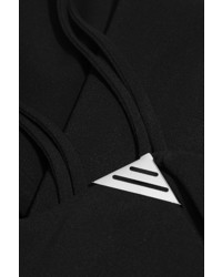 Thierry Mugler Mugler Embellished Stretch Crepe Midi Dress Black
