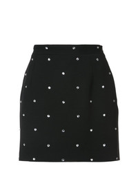 Alessandra Rich Crystal Embellished Mini Skirt