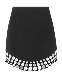 David Koma Embellished Crepe Mini Skirt