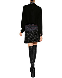 Emilio Pucci Embroidered Silk Mini Skirt