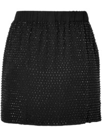 L'Agence Lagence Studded Silk Skirt