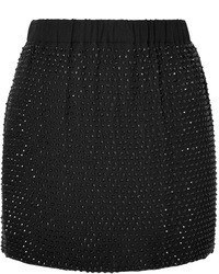 L'Agence Lagence Studded Silk Skirt