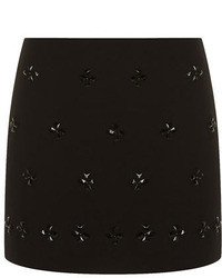 Dorothy Perkins Luxe Black Beaded Mini Skirt