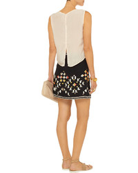 Chelsea Flower Miami Sequin Embellished Mini Skirt
