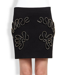 Stella McCartney Zipper Detail Boucl Mini Skirt