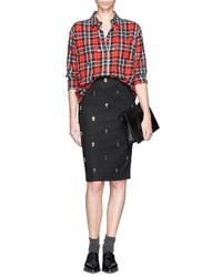 Nobrand Lima Embellished Pencil Skirt