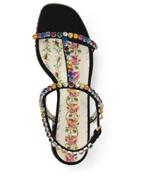 Gucci Mira Crystal Embellished Platform Sandal
