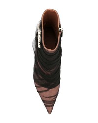 Amina Muaddi Tessa Crystal Embellished Ankle Boots