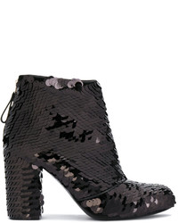 Premiata Sequin Embellished Ankle Booties