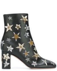 Valentino Garavani Star Embellished Ankle Boots