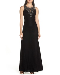 Adrianna Papell Bead Embellished Gown