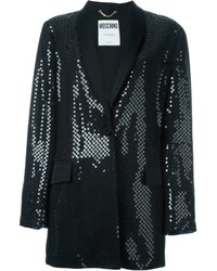 Black Embellished Sequin Jacket