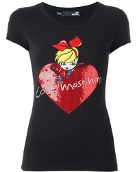 Love Moschino Sequin Embellished T Shirt