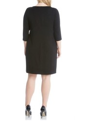 Karen Kane Plus Size Embellished Jersey Sheath Dress