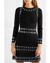 MICHAEL Michael Kors Stud Embellished Stretch Knit Mini Dress