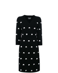 Boutique Moschino Bow Embroidered Dress