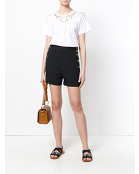 Chloé Button Embellished Fitted Shorts