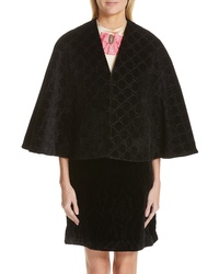 Gucci Intrigues Gg Velvet Cape