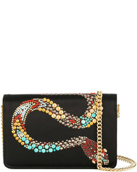 Roberto Cavalli Embellished Snake Bag