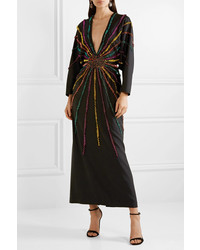 Gucci Embellished Silk De Chine Gown