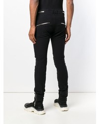 Balmain Multi Zip Skinny Jeans