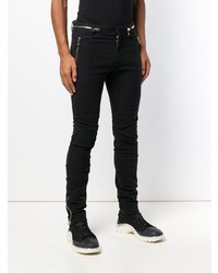 Balmain Multi Zip Skinny Jeans