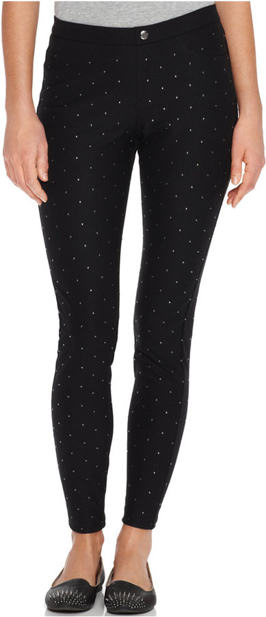 macy's hue jean leggings