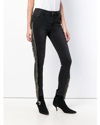 Loulou Embellished Sides Skinny Trousers