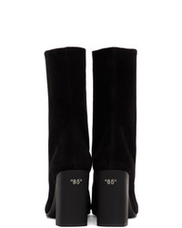 Off-White Black Suede Arrows Boots