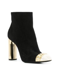 Casadei Chain Embellished Ankle Boots