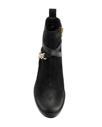 Tommy Hilfiger Chain Embellished Ankle Boots