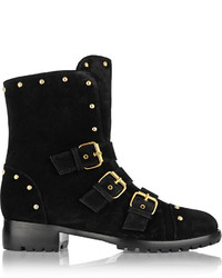 Giuseppe Zanotti Cobain Studded Suede Ankle Boots