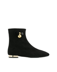 Anna Baiguera Embellished Ankle Boots