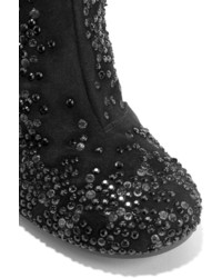 Maison Margiela Embellished Suede Ankle Boots
