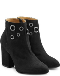 Sonia Rykiel Embellished Suede Ankle Boots